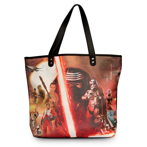 Star Wars: The Force Awakens Movie Poster Photo Tote